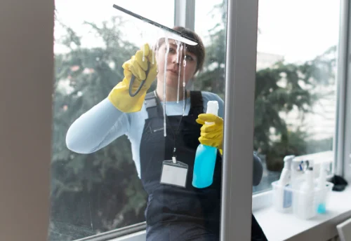 Nettoyage de vitres intérieures et extérieures à Saint-Aubin-d'Arquenay